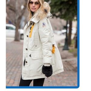 Parajumpers White Ski & Snow Jacket